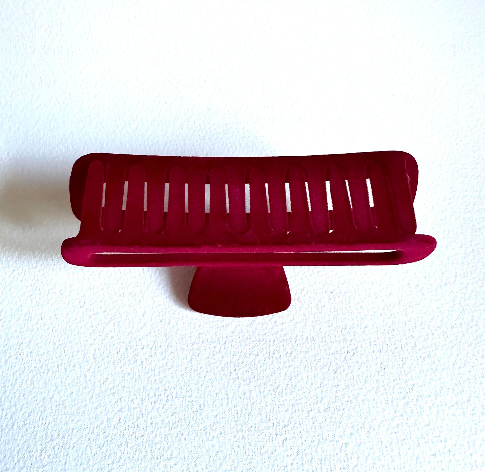 Burgundy Holiday Party Hair Claw - Merry May