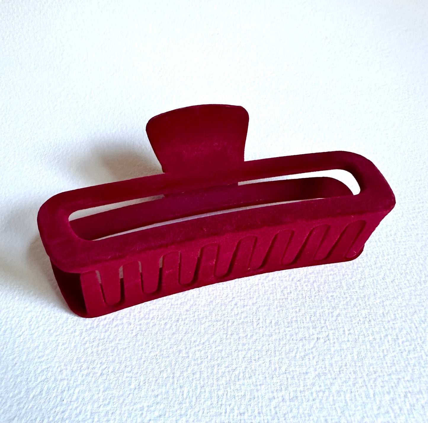 Burgundy Holiday Party Hair Claw - Merry May