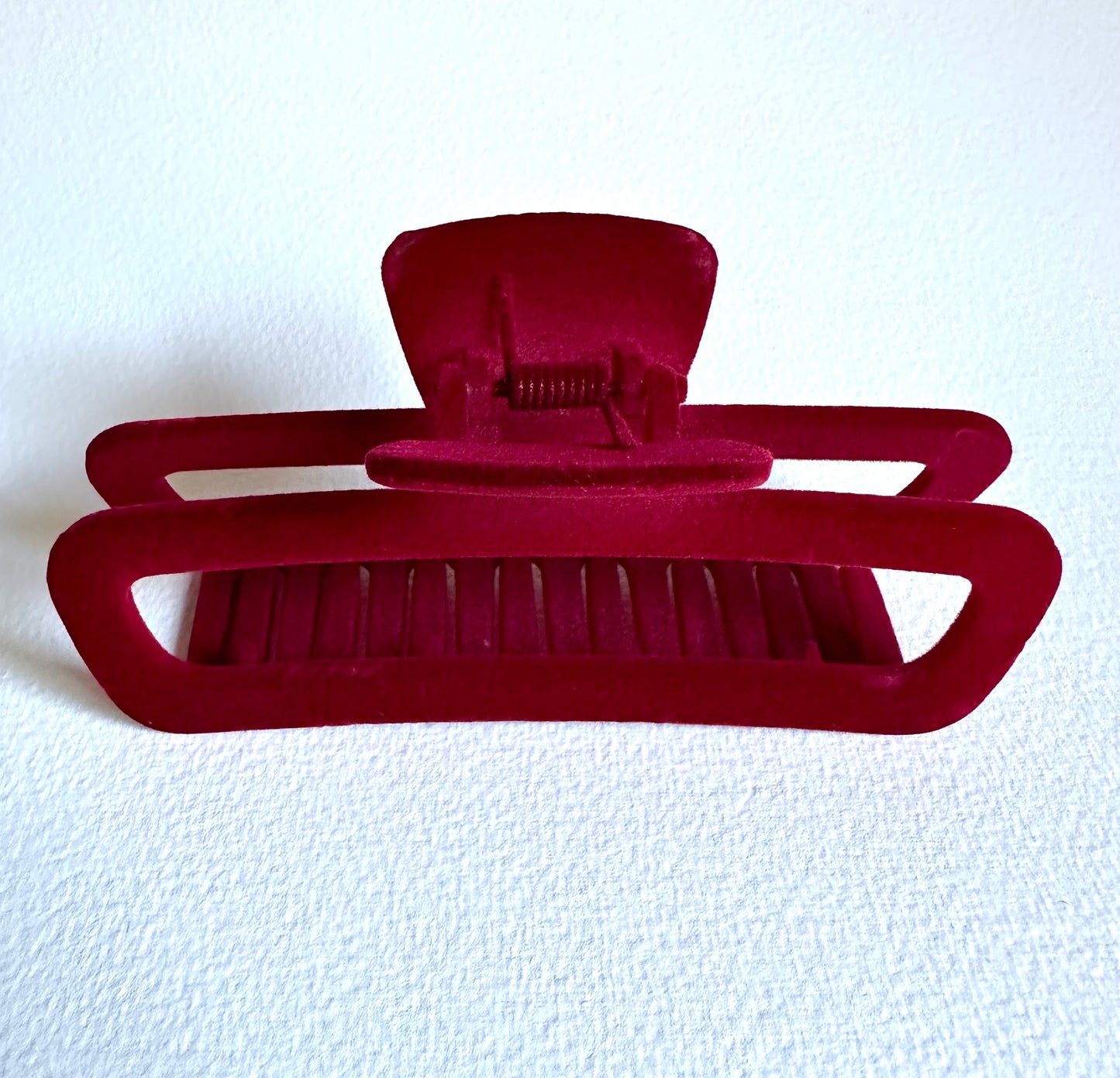 Burgundy Holiday Party Hair Claw - Merry May