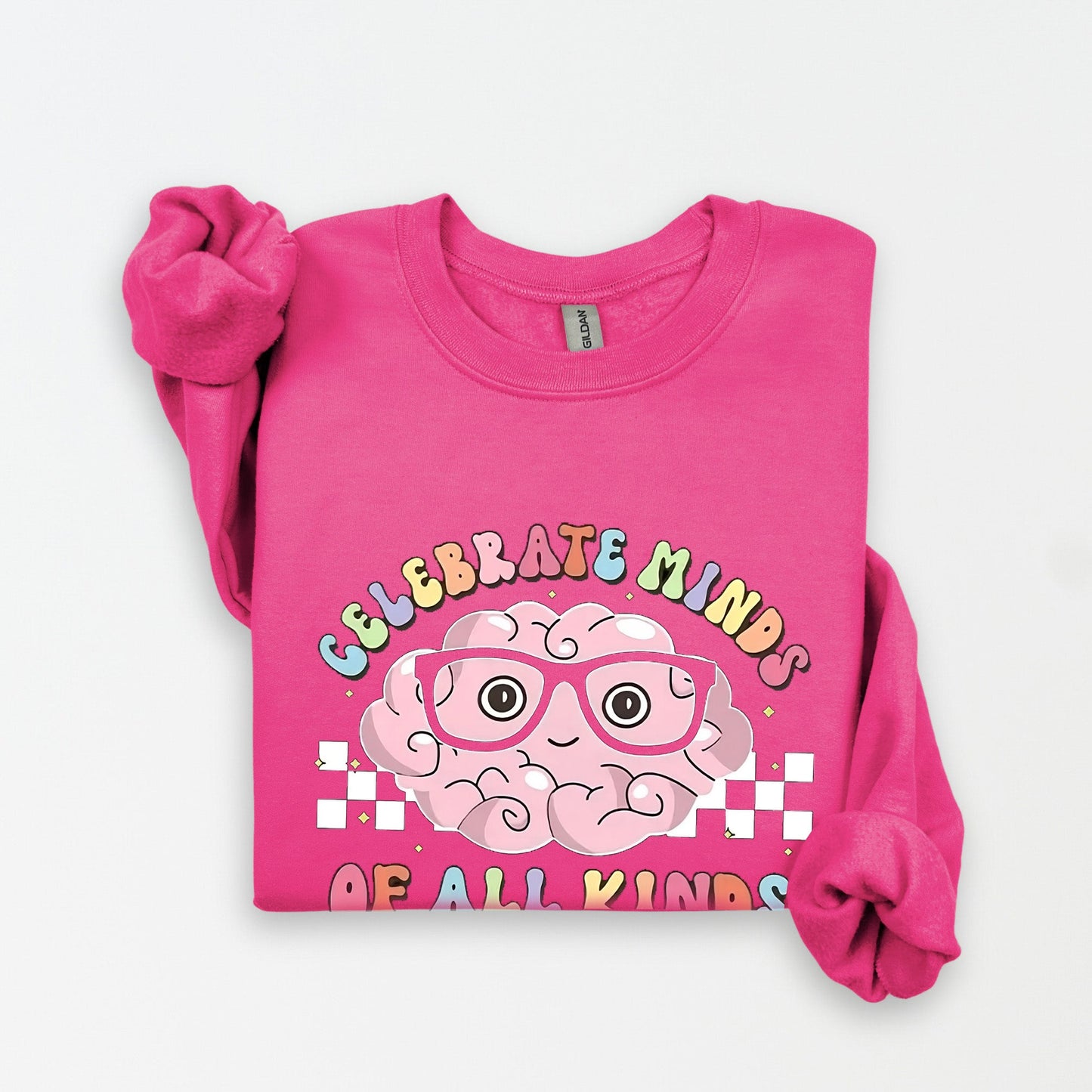 Celebrate Minds of All Kinds Sweatshirt - Merry May