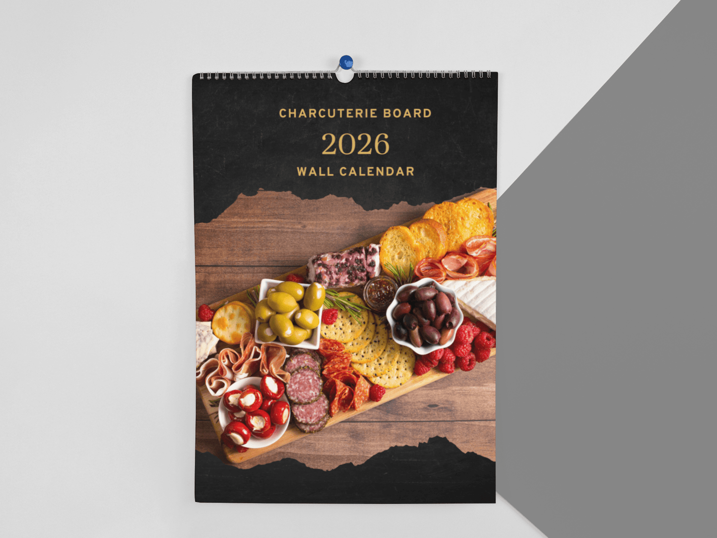 Charcuterie Board 2026 Wall Calendar, Vertical, Available in 2 Sizes - Merry May