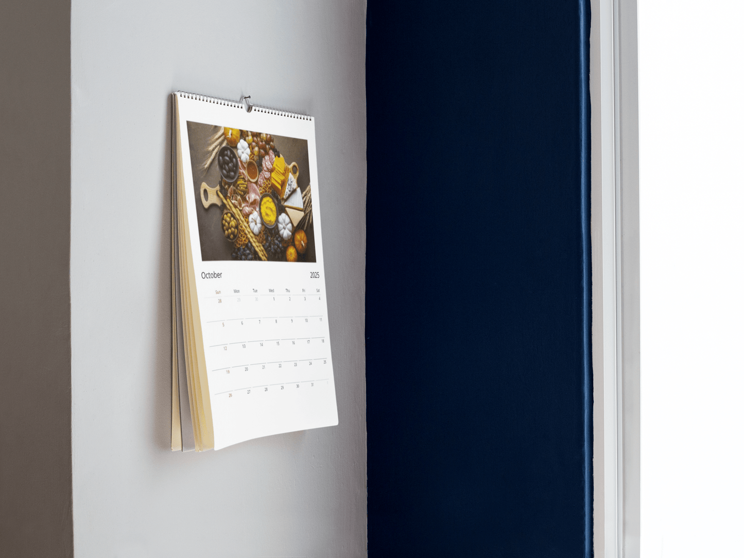 Charcuterie Board 2026 Wall Calendar, Vertical, Available in 2 Sizes - Merry May