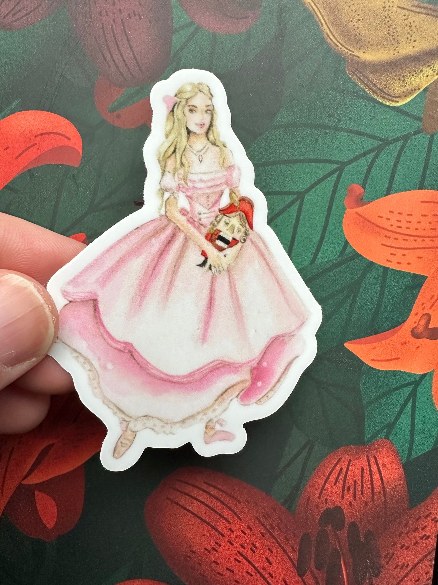 Clara’s Dance Vinyl Sticker, 2.3” x 3” - Merry May
