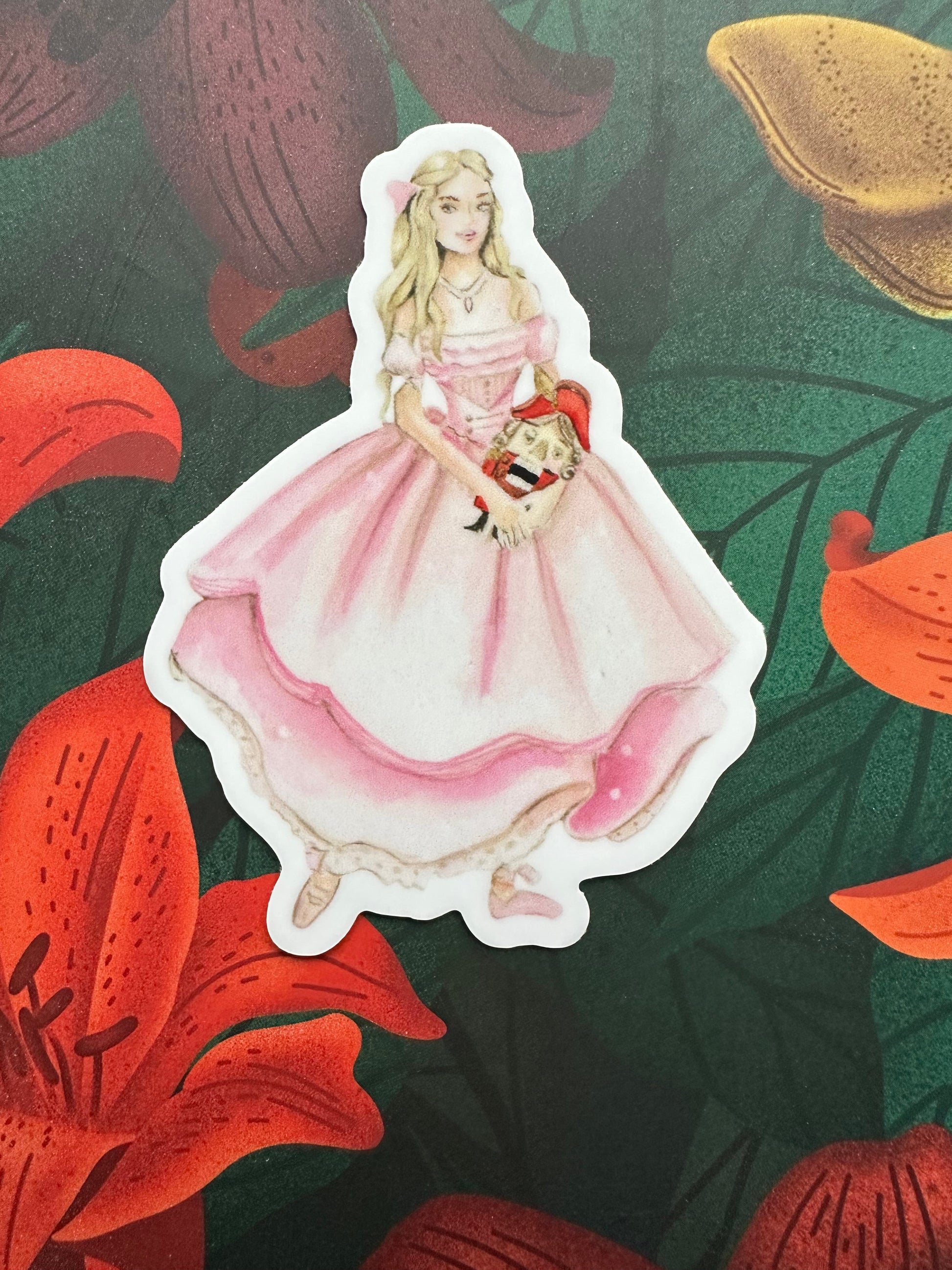 Clara’s Dance Vinyl Sticker, 2.3” x 3” - Merry May