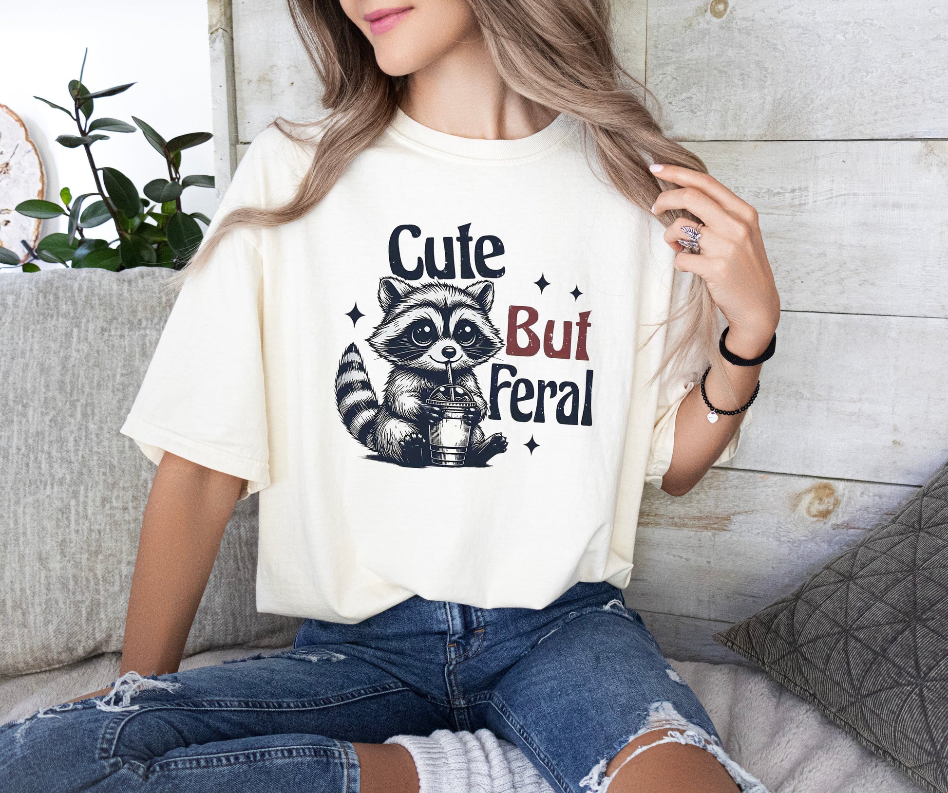 Cute But Feral T-shirt - Merry May