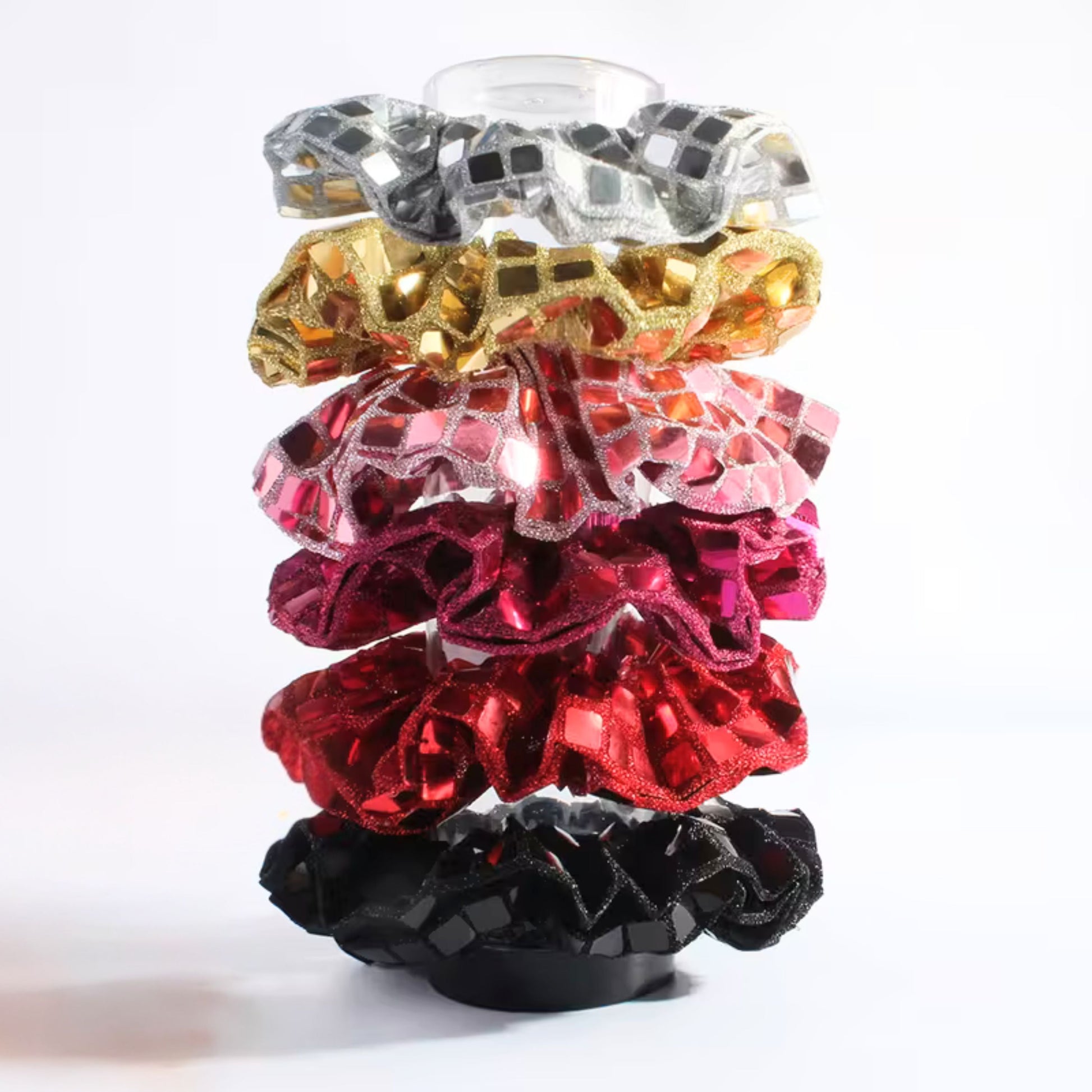 Disco Ball Accent Scrunchie - Merry May