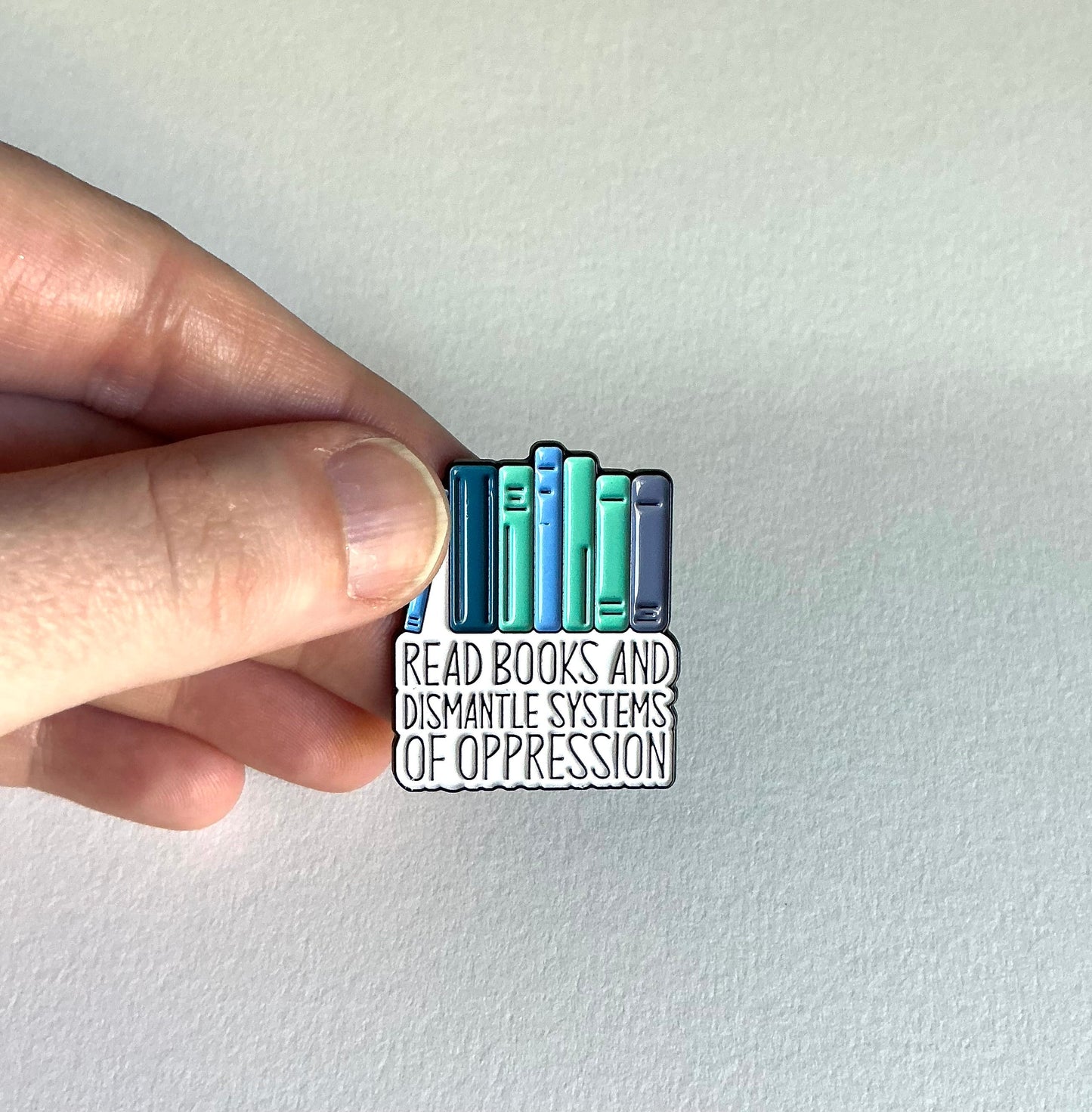 Dismantle Systems of Oppression Enamel Pin - Merry May