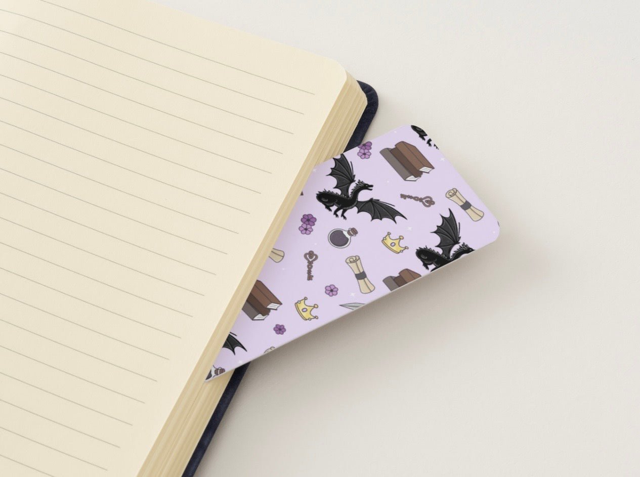 Dragon Rider’s Toolkit Glossy Double - Sided Bookmark, 2” x 6” - Merry May