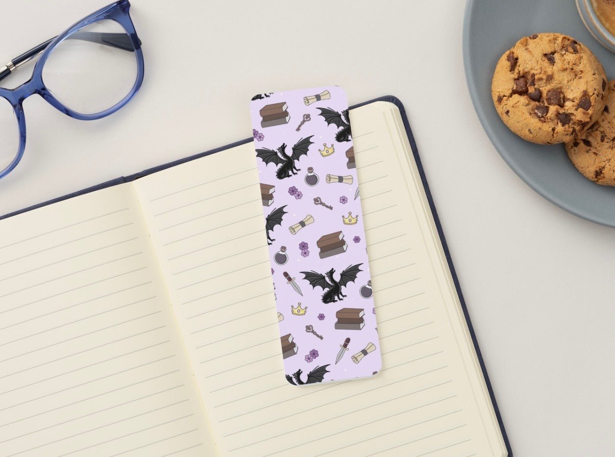 Dragon Rider’s Toolkit Glossy Double - Sided Bookmark, 2” x 6” - Merry May