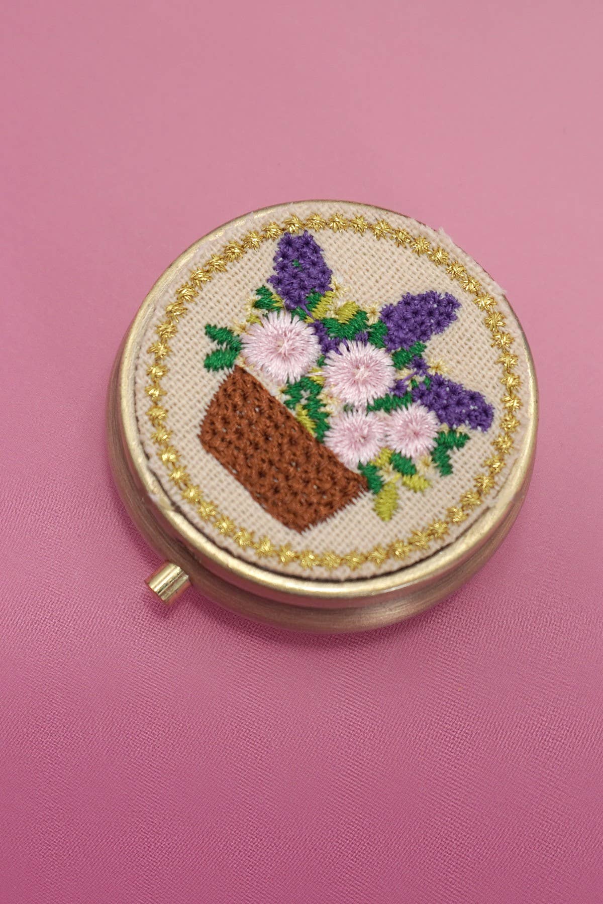 Embroidered Jewelry Mini Case - Merry May