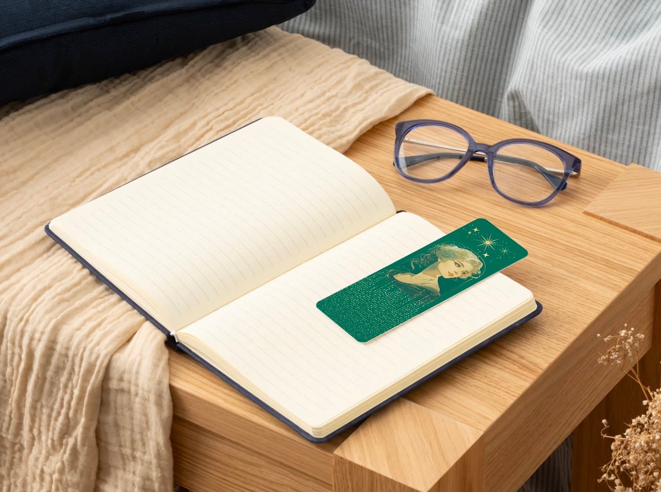 Ethereal Woman Glossy Double - Sided Bookmark, 2” x 6” - Merry May