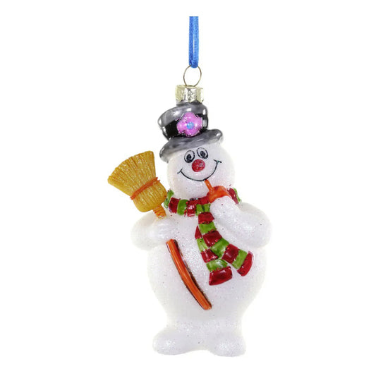 Frosty the Snowman Glass Ornament - Merry May