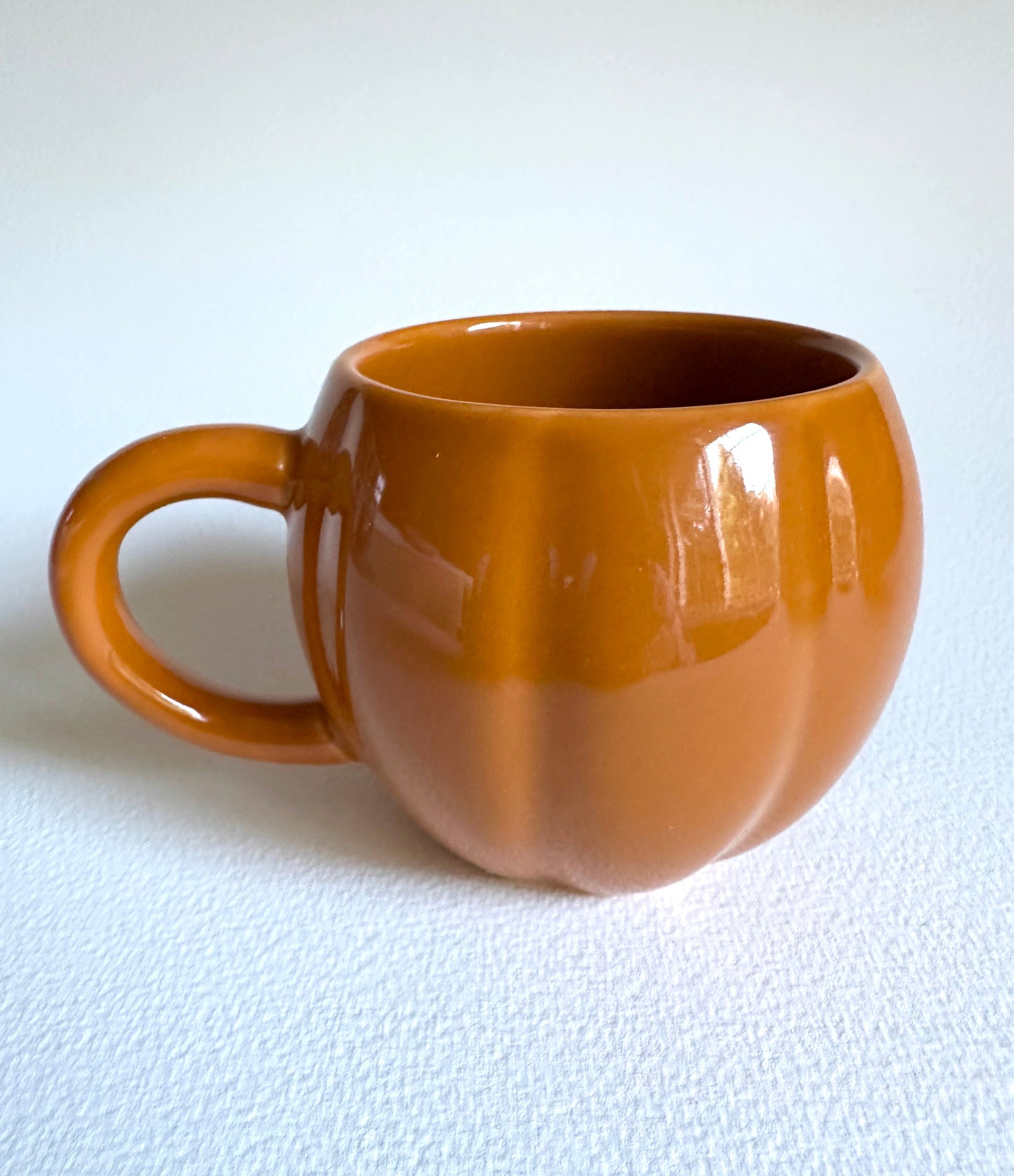 Glossy Pumpkin Mug - Merry May