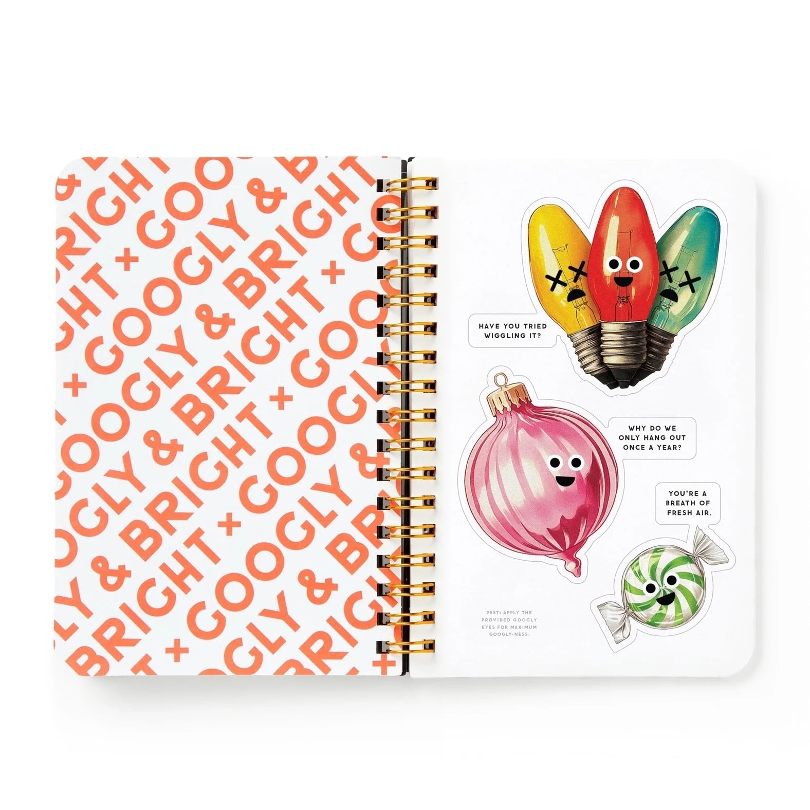 Googly & Bright Holiday Sticker Book - Merry May