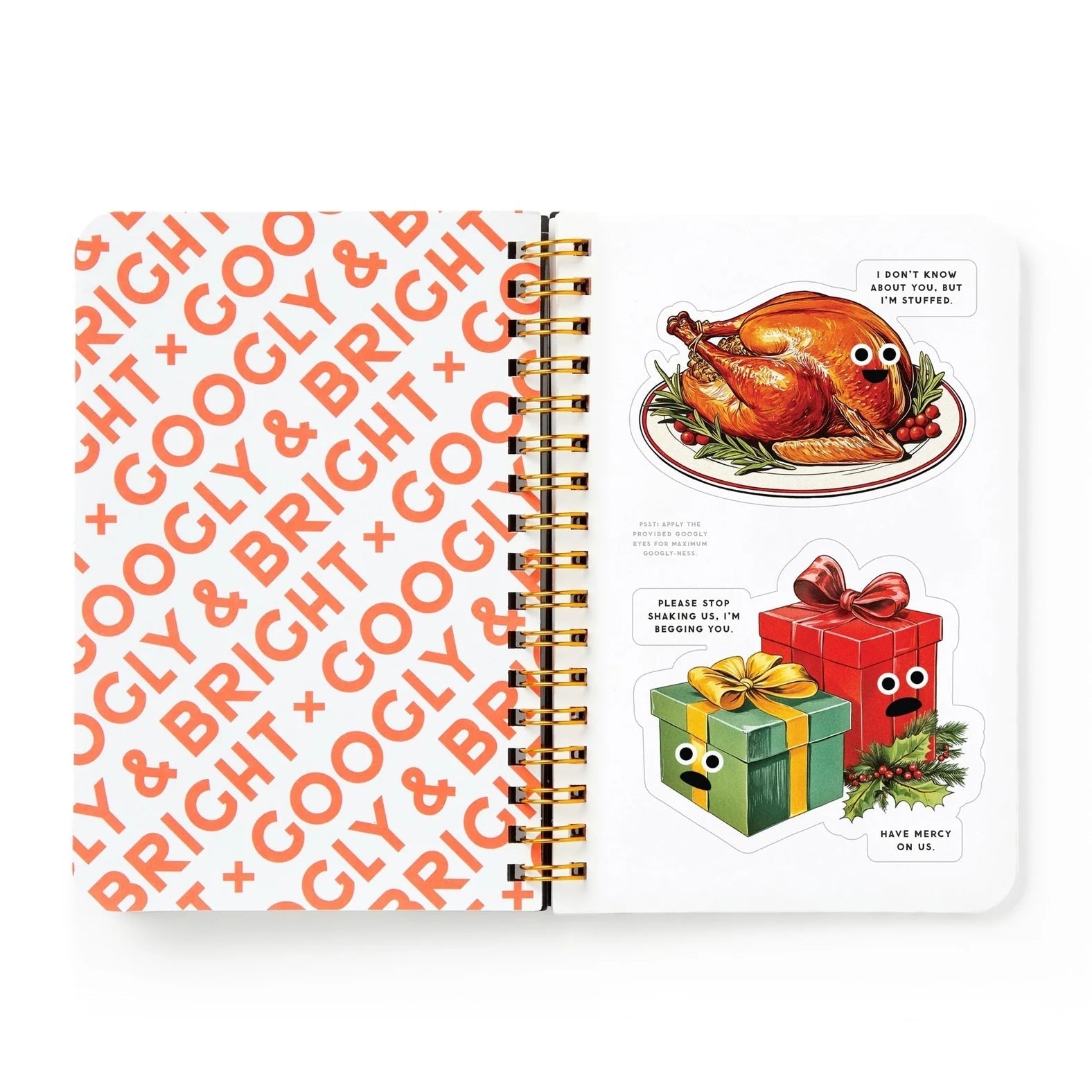 Googly & Bright Holiday Sticker Book - Merry May