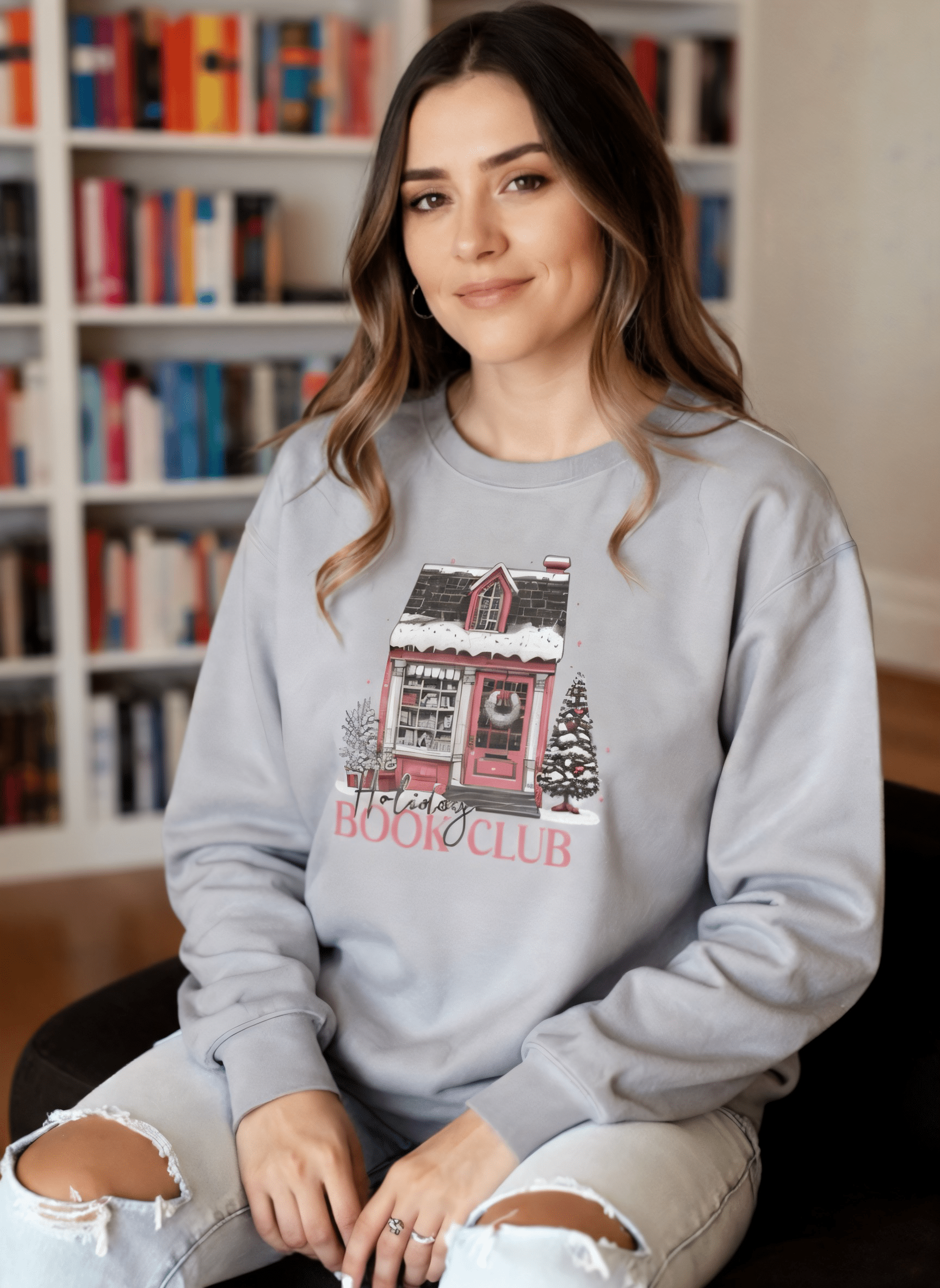 Holiday Book Club Sweatshirt - Merry May