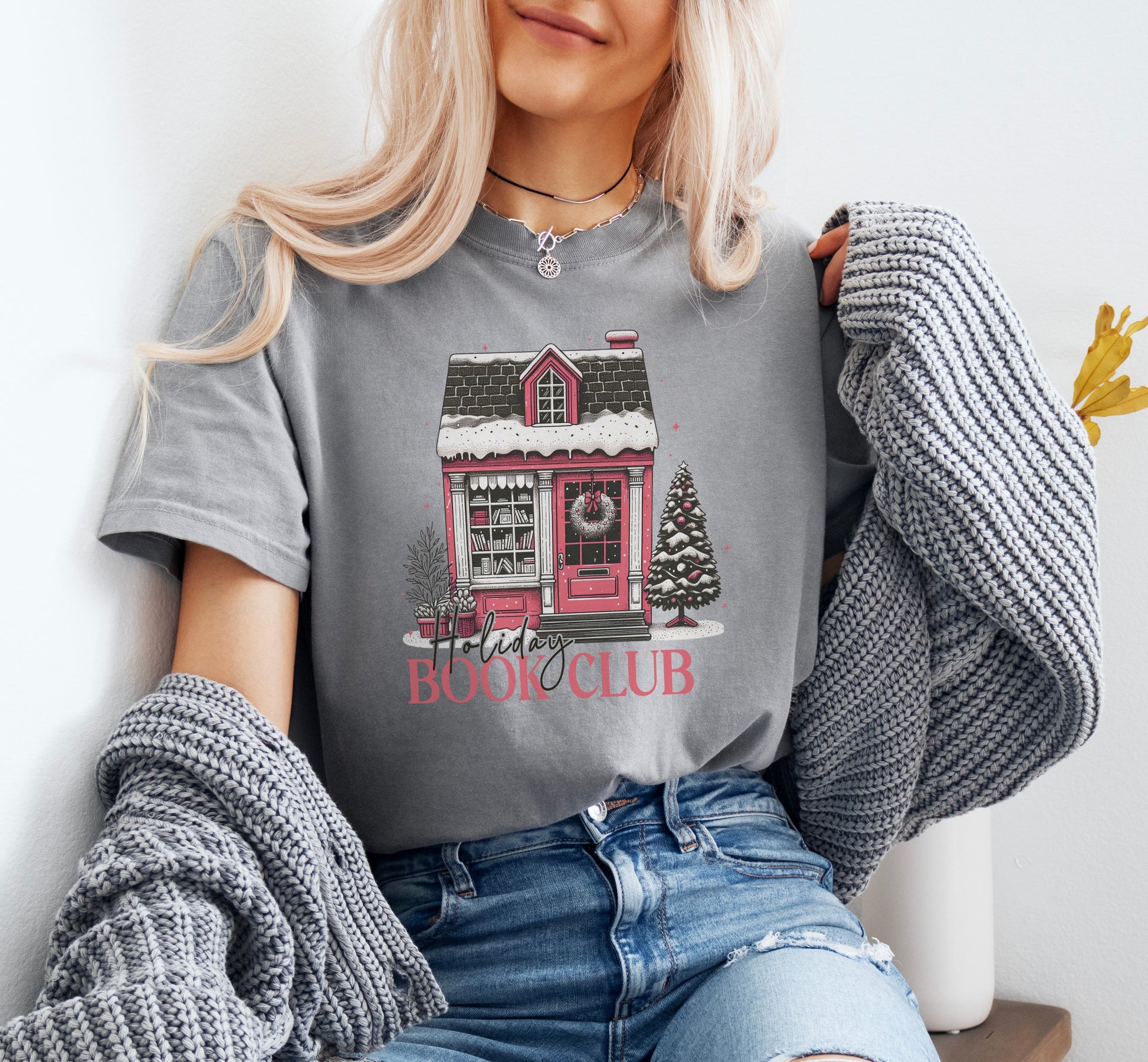 Holiday Book Club T-shirt - Merry May