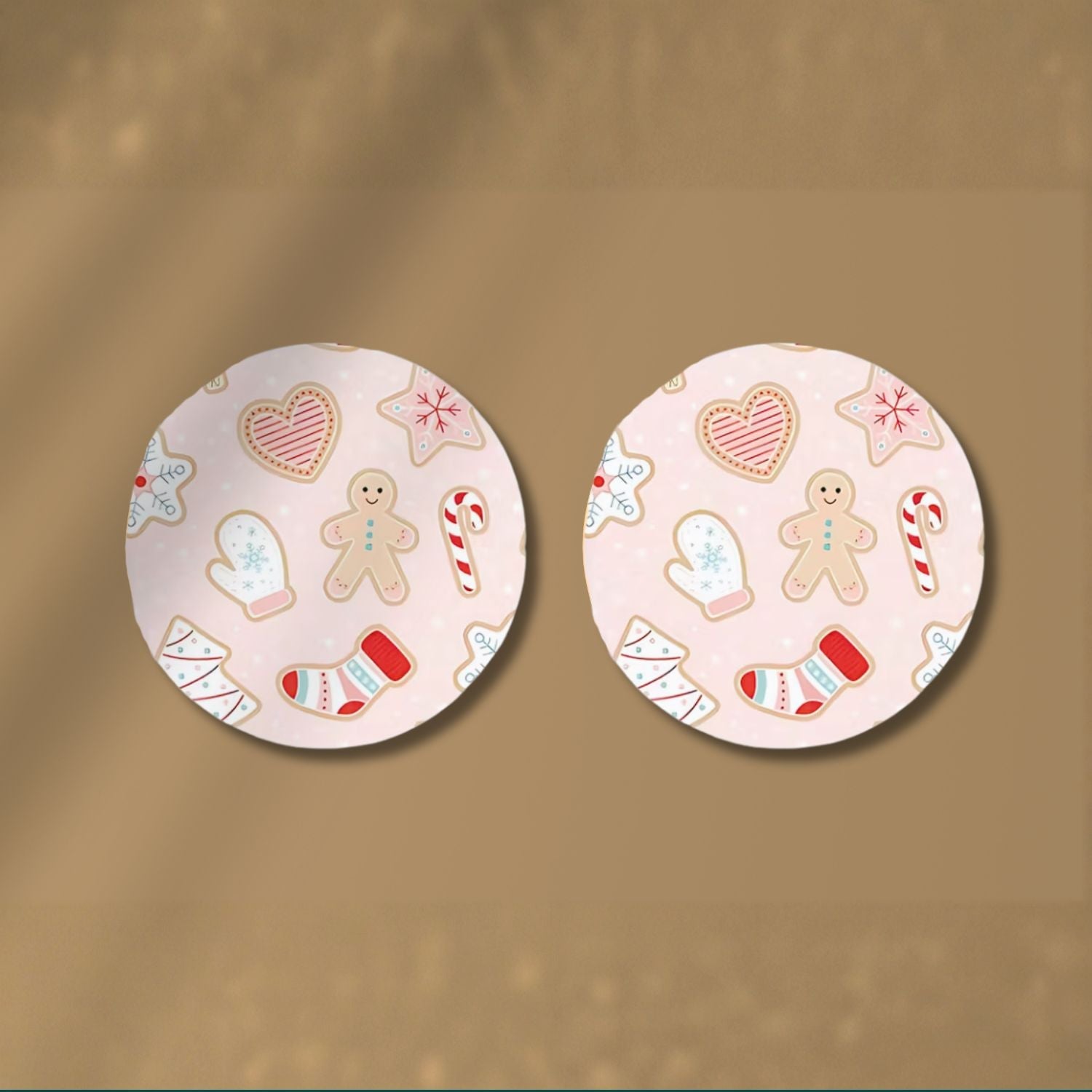 Holiday Cookie Car Coasters - Merry May