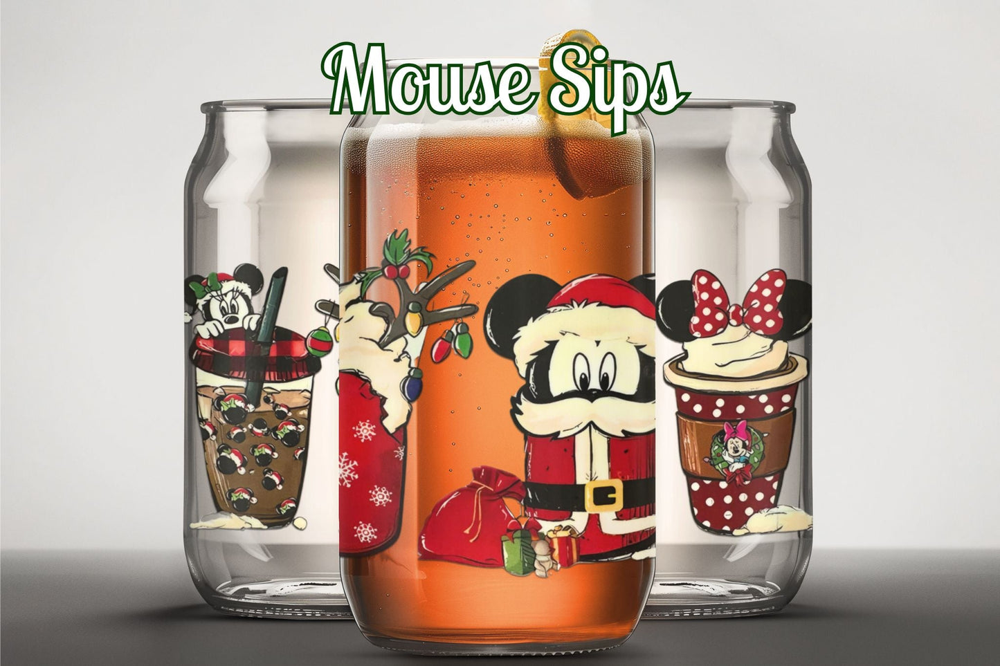 Holiday Sips 16 oz. Glass Cup - Merry May