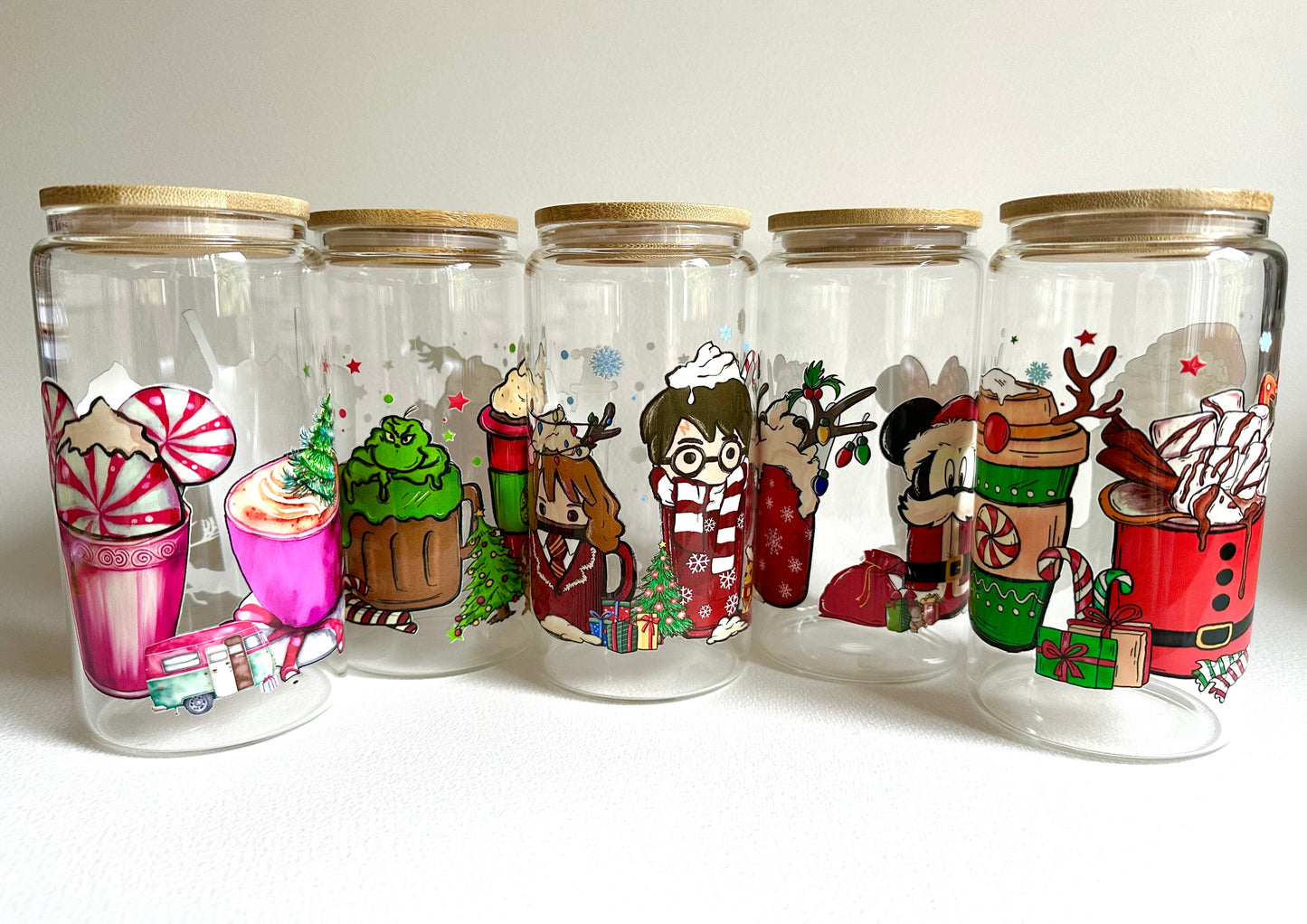 Holiday Sips 16 oz. Glass Cup - Merry May