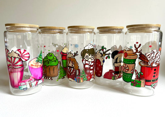 Holiday Sips 16 oz. Glass Cup - Merry May