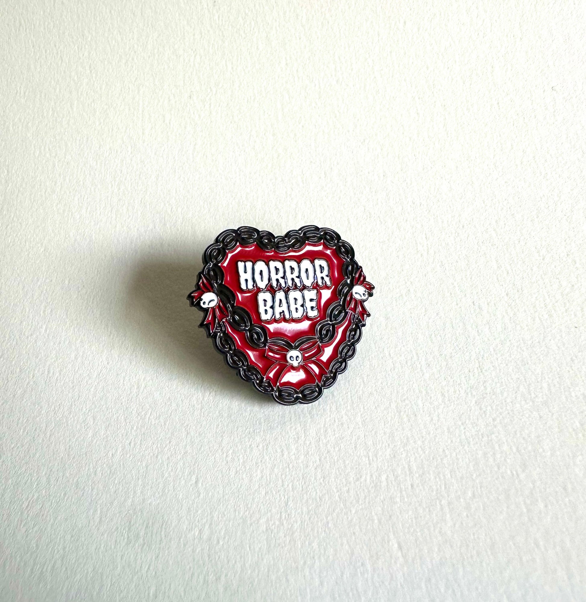 Horror Babe Cake Enamel Pin - Merry May