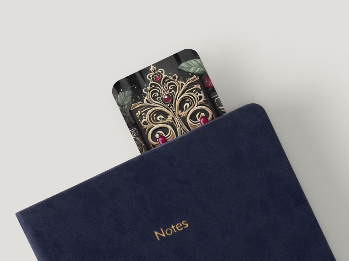 I Prefer the Villain Glossy Double - Sided Bookmark, 2” x 6” - Merry May