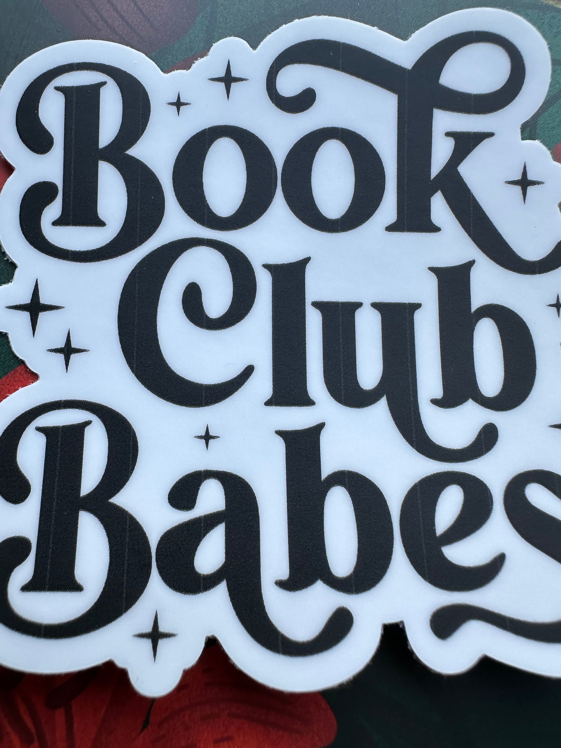 (Imperfection)—Book Club Babes Vinyl Sticker—FINAL SALE ITEM - Merry May