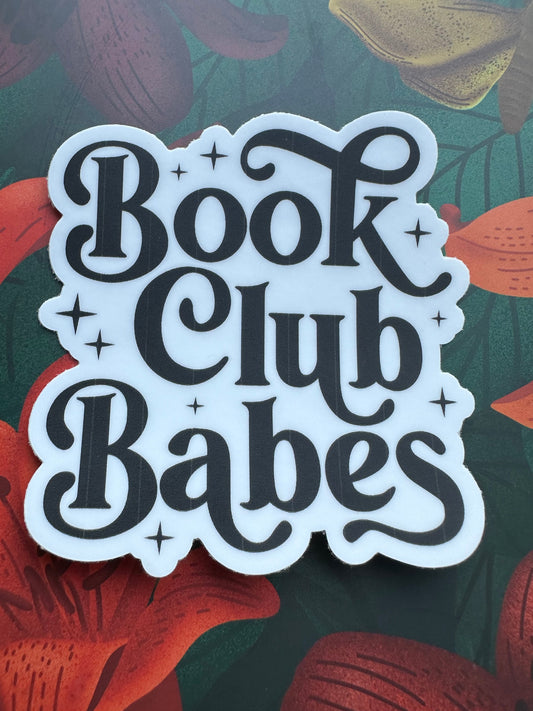 (Imperfection)—Book Club Babes Vinyl Sticker—FINAL SALE ITEM - Merry May