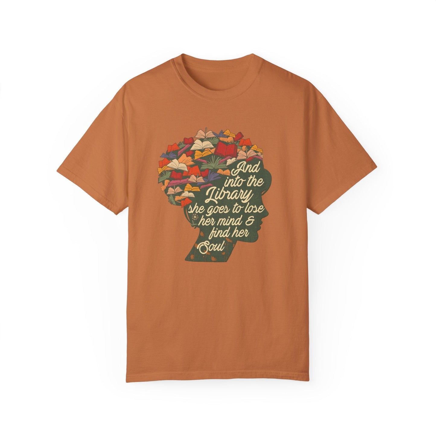 Into the Library T-shirt - Merry May