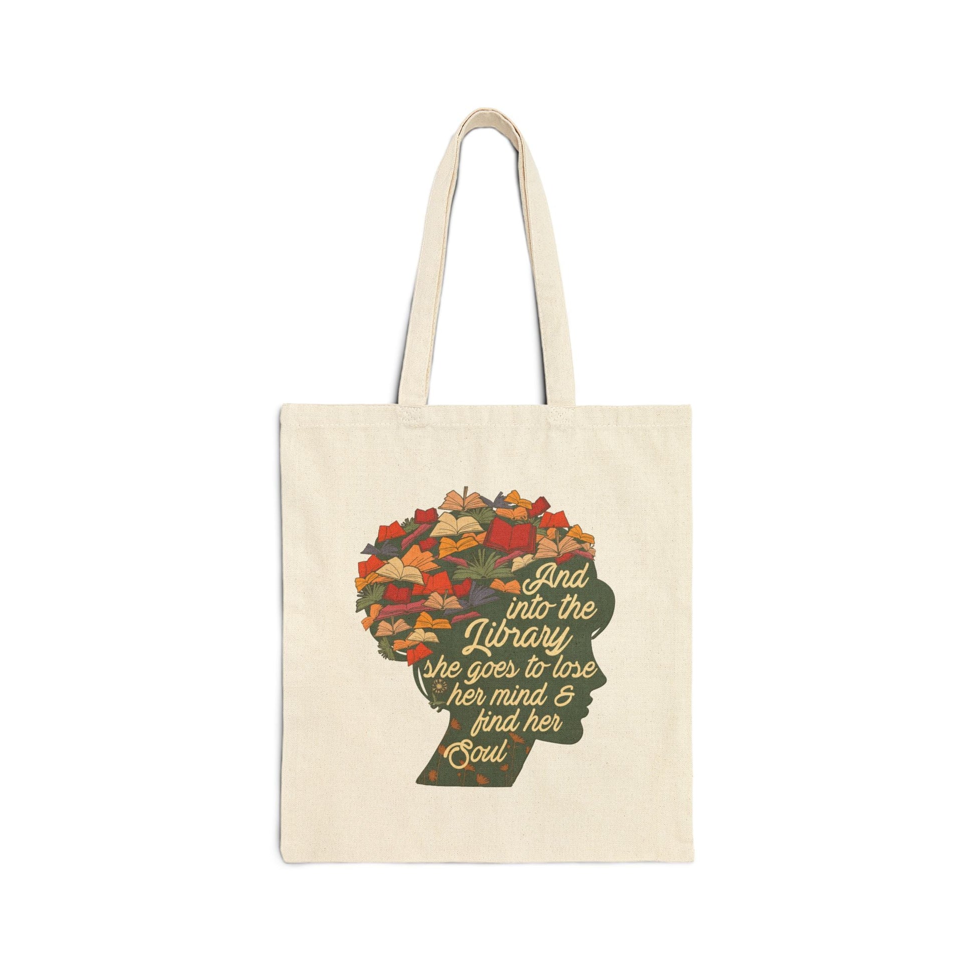 Into The Library Tote Bag - Merry May