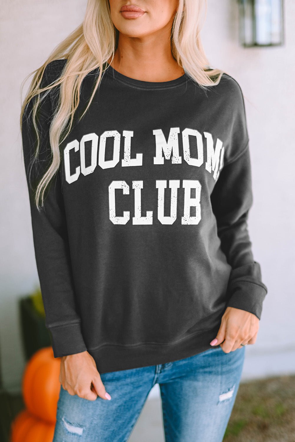 Islaira Club Drop Shoulder Sweatshirt - Merry May