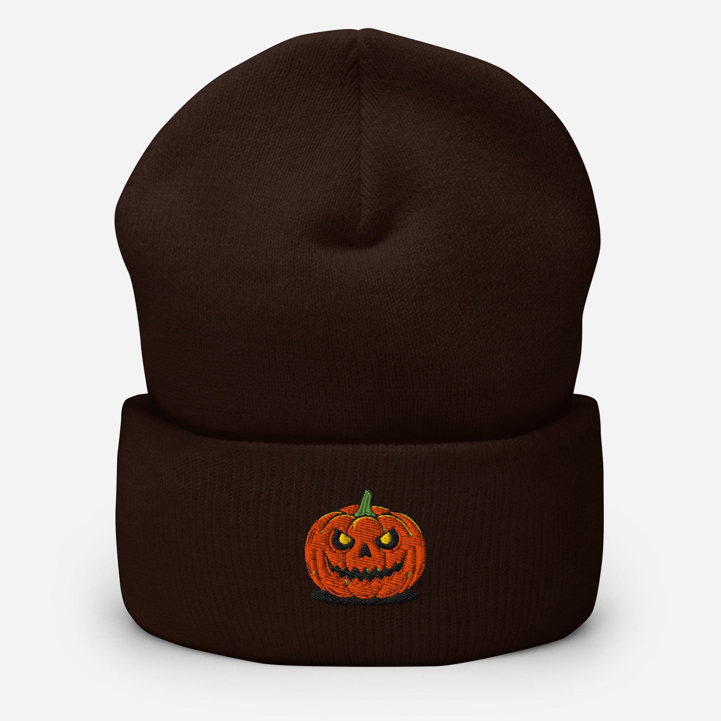 Jack O'Lantern Embroidered Beanie - Merry May