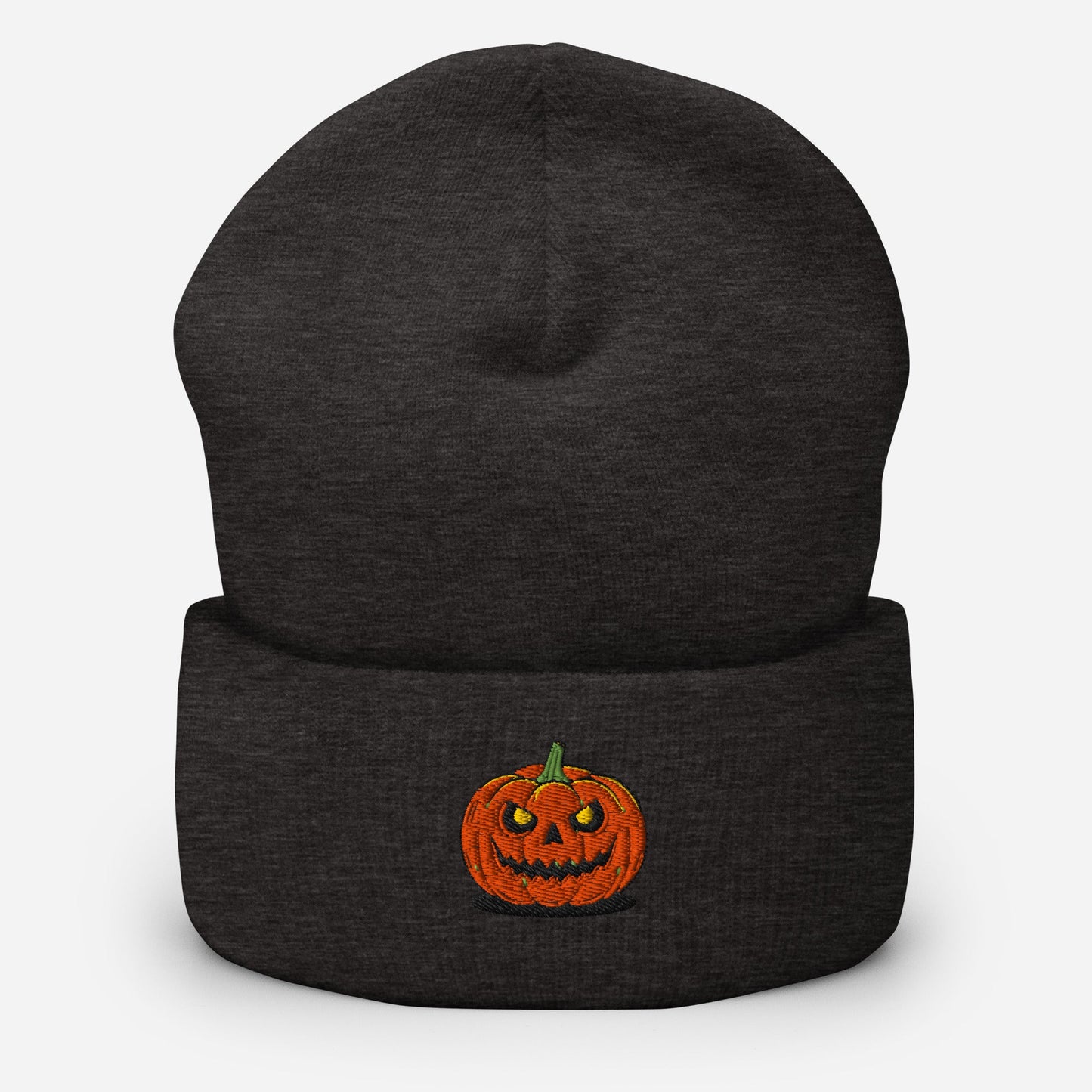 Jack O'Lantern Embroidered Beanie - Merry May