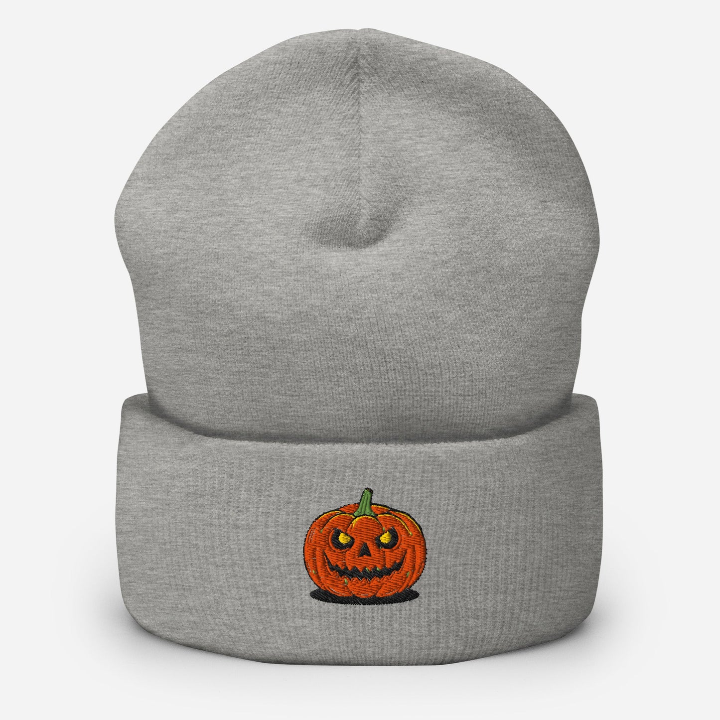 Jack O'Lantern Embroidered Beanie - Merry May