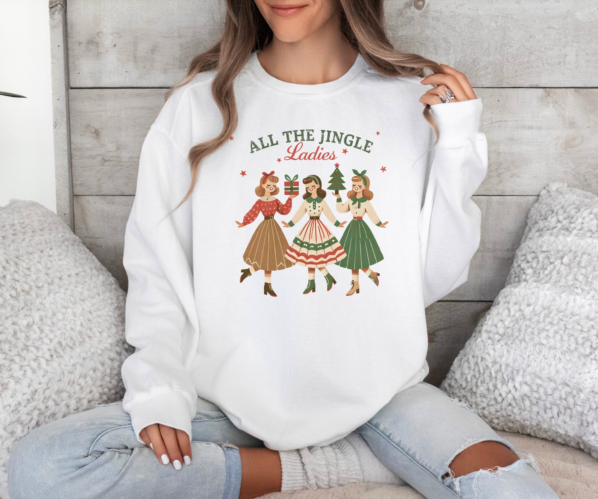 Jingle Ladies Sweatshirt - Merry May