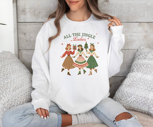 Jingle Ladies Sweatshirt - Merry May