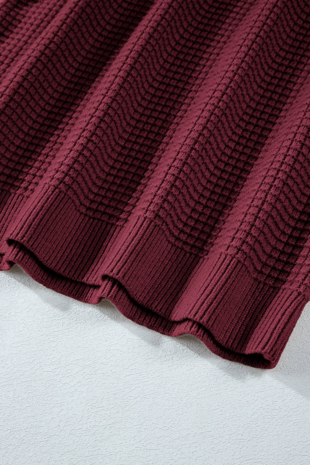 Julietta Mixed Textured Knitted Sweater - Merry May