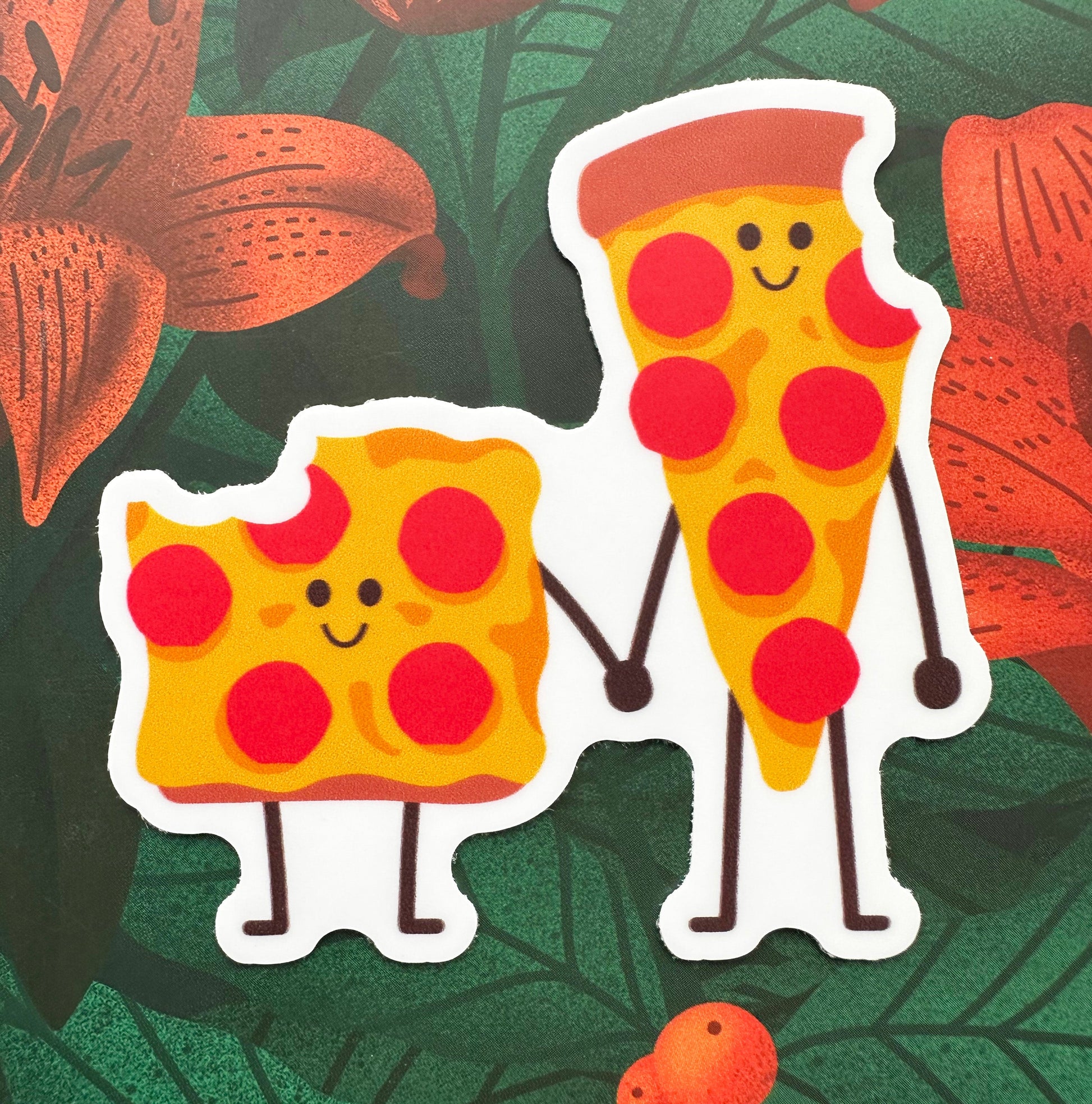 Love at First Bite Vinyl Sticker, 3" x 3" - Merry May
