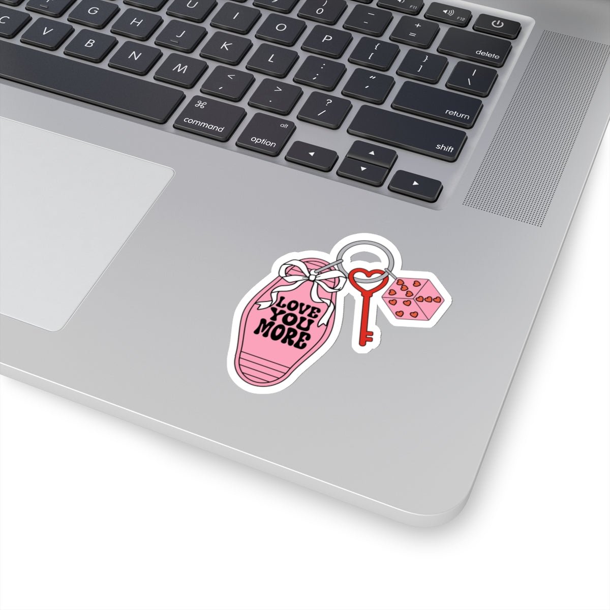 Love You More Vinyl Stickers,2.5" x 3,0" - Merry May
