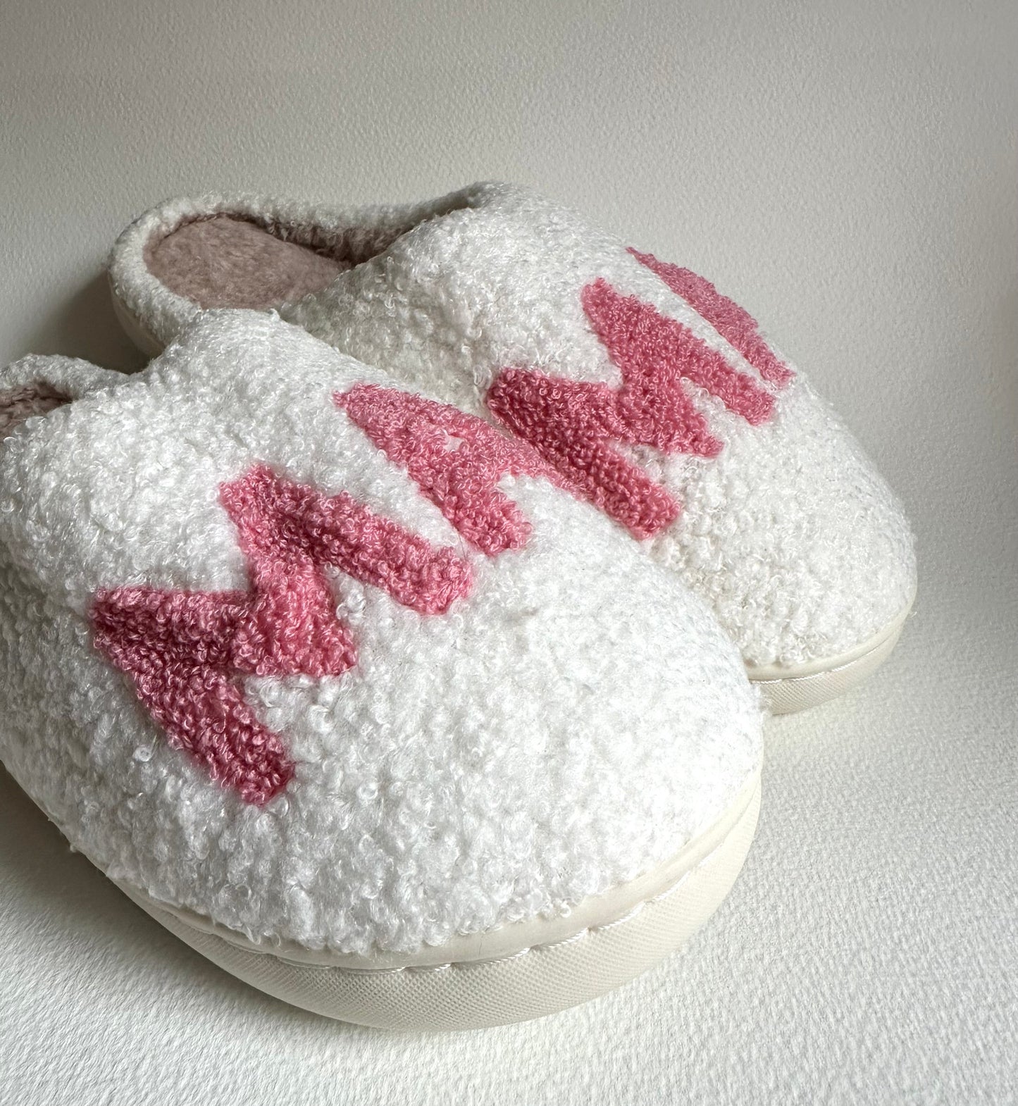 Mama Plush Slippers - Merry May