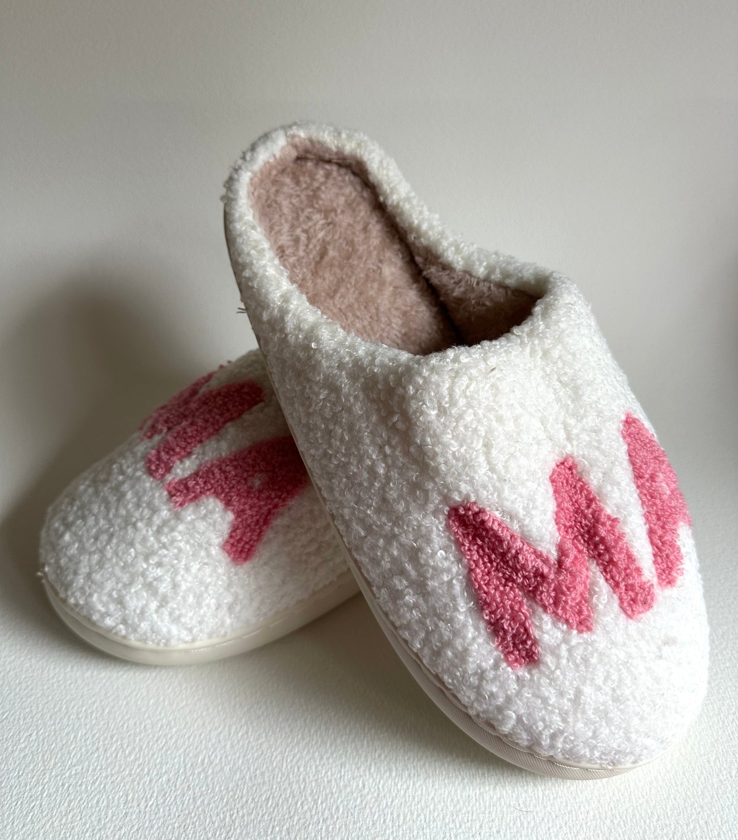 Mama Plush Slippers - Merry May