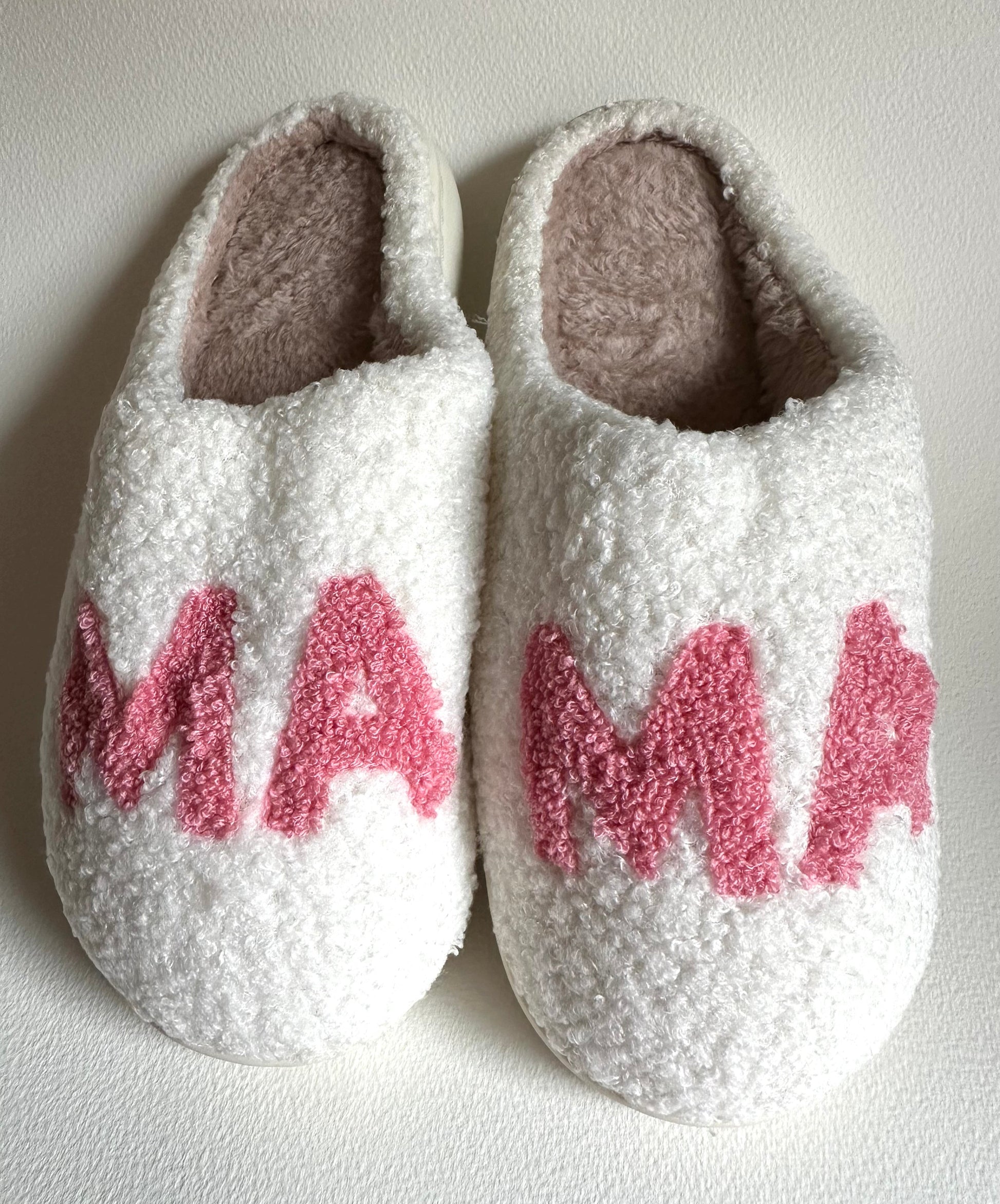Mama Plush Slippers - Merry May