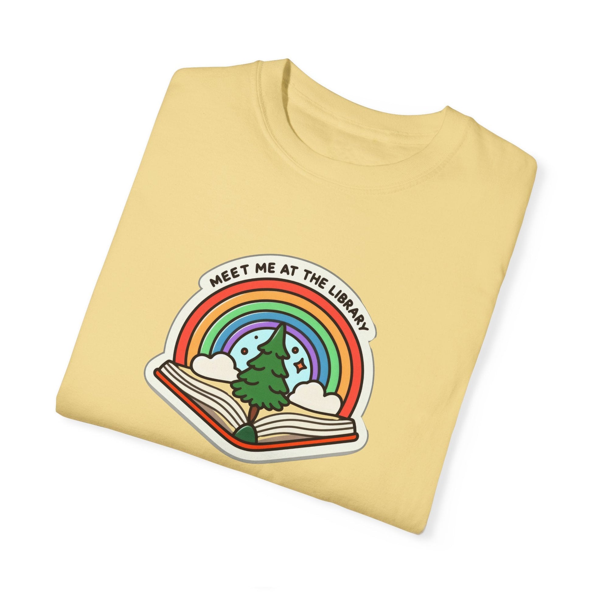Meet Me At The Library T-shirt - Merry May