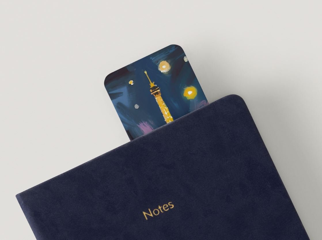 Meet You In Paris Bookmark, 2" x 6" - Merry May