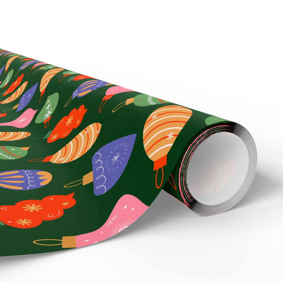 Vintage Ornaments Wrapping Paper Roll