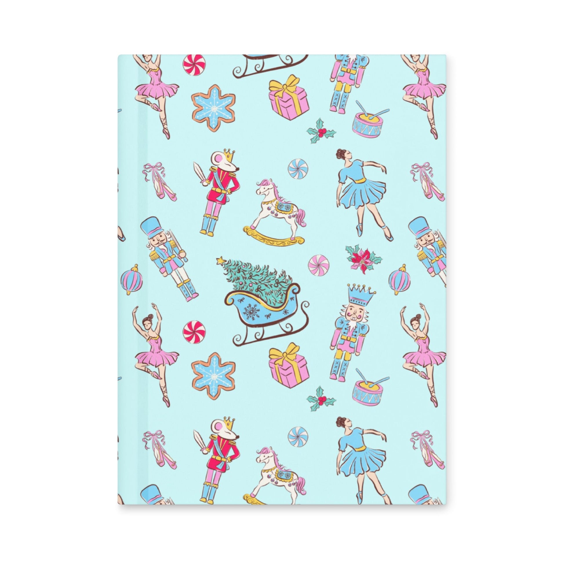 Nutcracker Magic Matte Hardcover Journal, 5.75" x 8" - Merry May