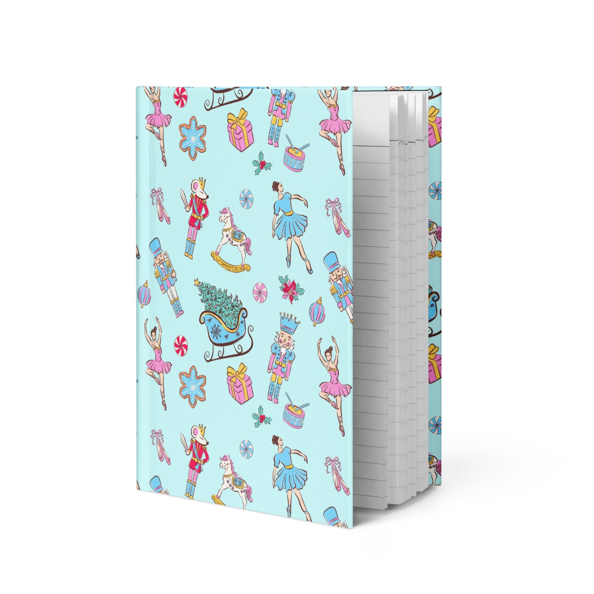 Nutcracker Magic Matte Hardcover Journal, 5.75" x 8" - Merry May