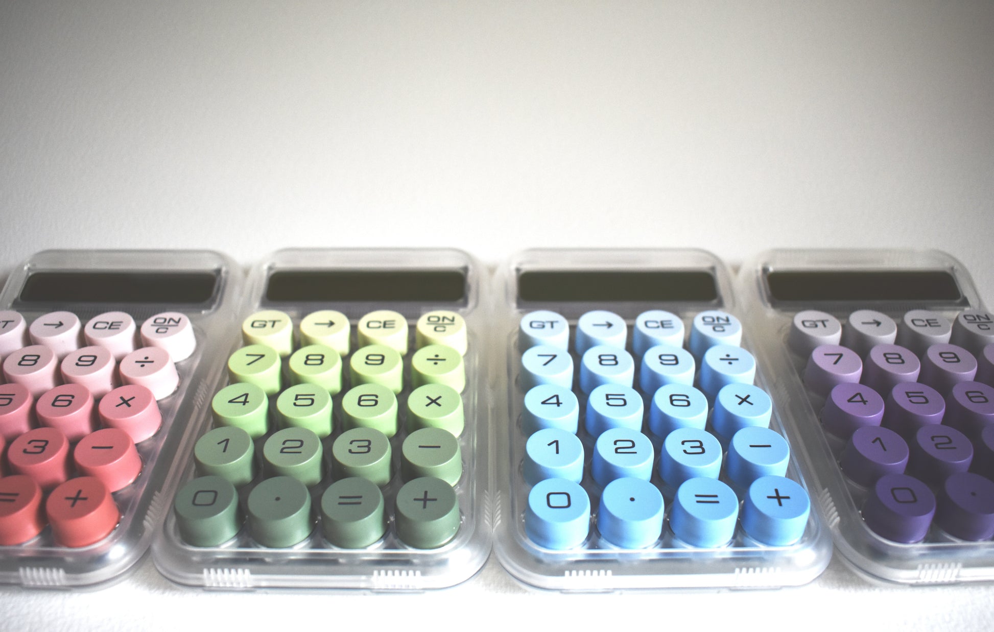 Ombré Desk Calculator - Merry May