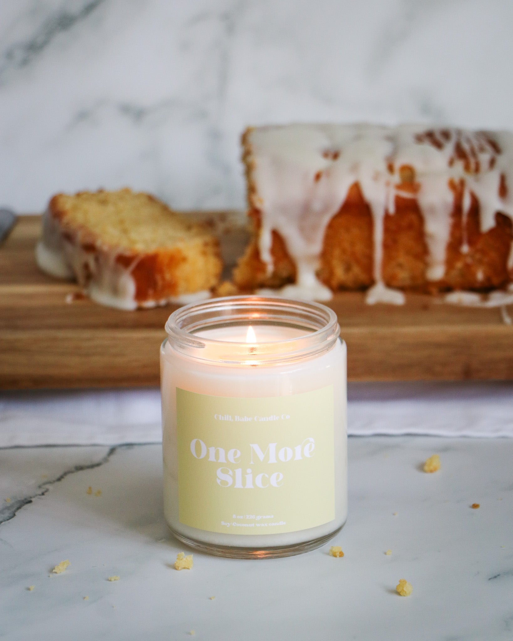 One More Slice Candle | Lemon + Butter + Cake - Merry May